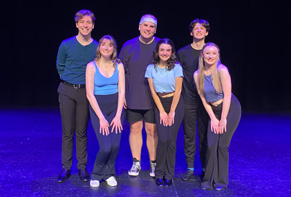  Pictured (left to right): Back row: Braeden Davis, Seth Taylor, Noah Aiello. Front row: Ellen Terzi